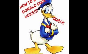 Image result for Donald Duck Voice