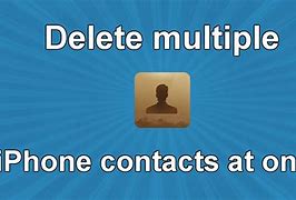 Image result for How to Delete Contacts On iPhone