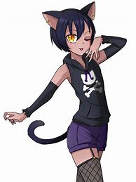 Image result for Anime Black Cat Boy