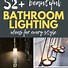 Image result for Modern Lighting for Bathroom