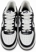 Image result for BAPE Shoes Black and White