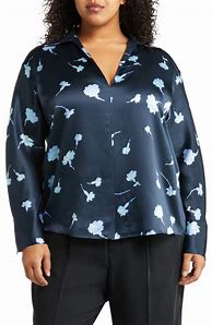 Image result for Silk Tops Plus Size