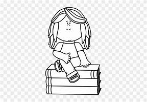 Image result for Kids Sitting On Books Clip Art