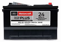 Image result for Ford Motorcraft Battery Warranty