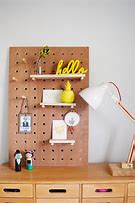 Image result for Wood Pegboard
