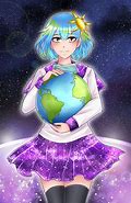 Image result for Earth Drawing Anime Chan