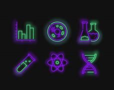 Image result for Neon Science Symbols