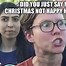Image result for Happy Christmas Eve Meme