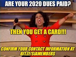 Image result for We Need the Dues Meme