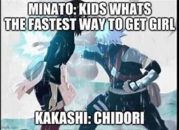 Image result for Chidori Meme