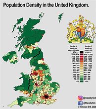 Image result for England Population Density Map