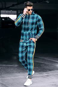 Image result for Plaid Tracksuit