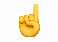 Image result for 1 Finger Emoji
