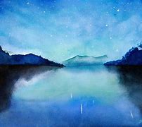 Image result for Starry Night Watercolor