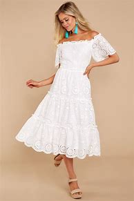 Image result for Cotton Eyelet Lace Dress