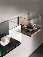 Image result for Floating Glass Display Case