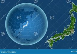 Image result for Japan Globe Map