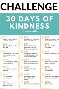 Image result for The 30-Day Kindness Challenge 6 Session
