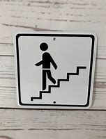 Image result for Stairs Downstairs Sign