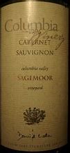 Image result for Columbia Cabernet Sauvignon David Lake Signature Series Sagemoor
