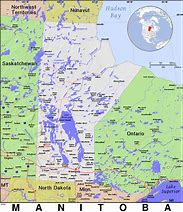 Image result for Map of South West Manitoba