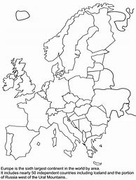 Image result for Europe Map Worksheet