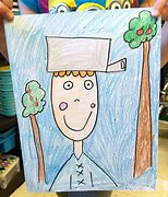 Image result for Johnny Appleseed Guided Drawing