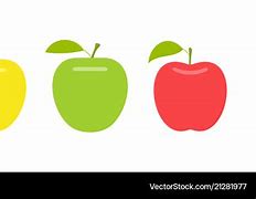 Image result for Red Yellow Green Apple Clip Art