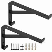 Image result for Black Metal Brackets Hooks