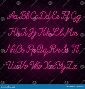 Image result for How to Color Neon Letters
