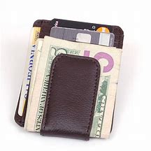 Image result for Leather Card Holder with Money Clip