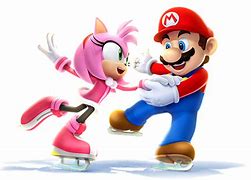 Image result for Sonic Tails and Knuckles and Shadow and Amy Rose From Super Mario