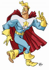 Image result for Gold Star Superhero