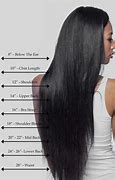 Image result for How Long Is 16 Inch Hair