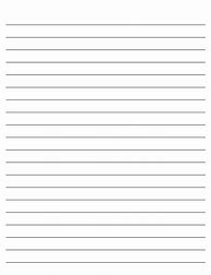 Image result for Blank Lined Paper Printable