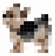 Image result for Pixel Art Excel Dog