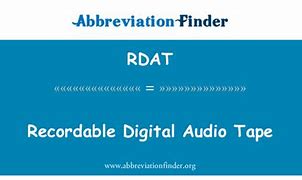 Image result for Digital Tape in Rdat Audio