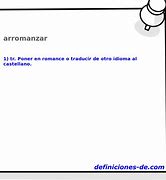 Image result for arromanzar