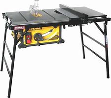 Image result for Adjustable Height Table Saw Stand