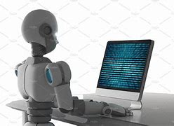 Image result for Robot Using Computer