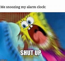 Image result for Spongebob Breaking Clocks Meme