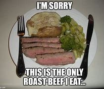 Image result for Funny Roast Beef Meme