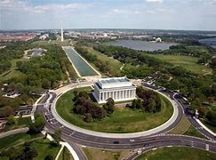 Image result for Washington DC Lincoln Memorial Aerial View