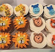Image result for Animal Cupcakes for Girls