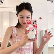 Image result for White Fur Bunny Phone Case