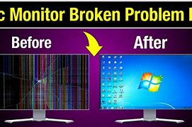 Image result for Broken Monitor Screen Face