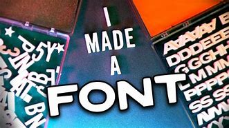 Image result for How to Create Your Own Font