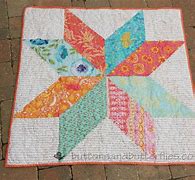 Image result for star button quilting