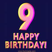 Image result for Happy 9th Birthday Banner
