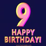 Image result for Happy 9th Birthday Groovy